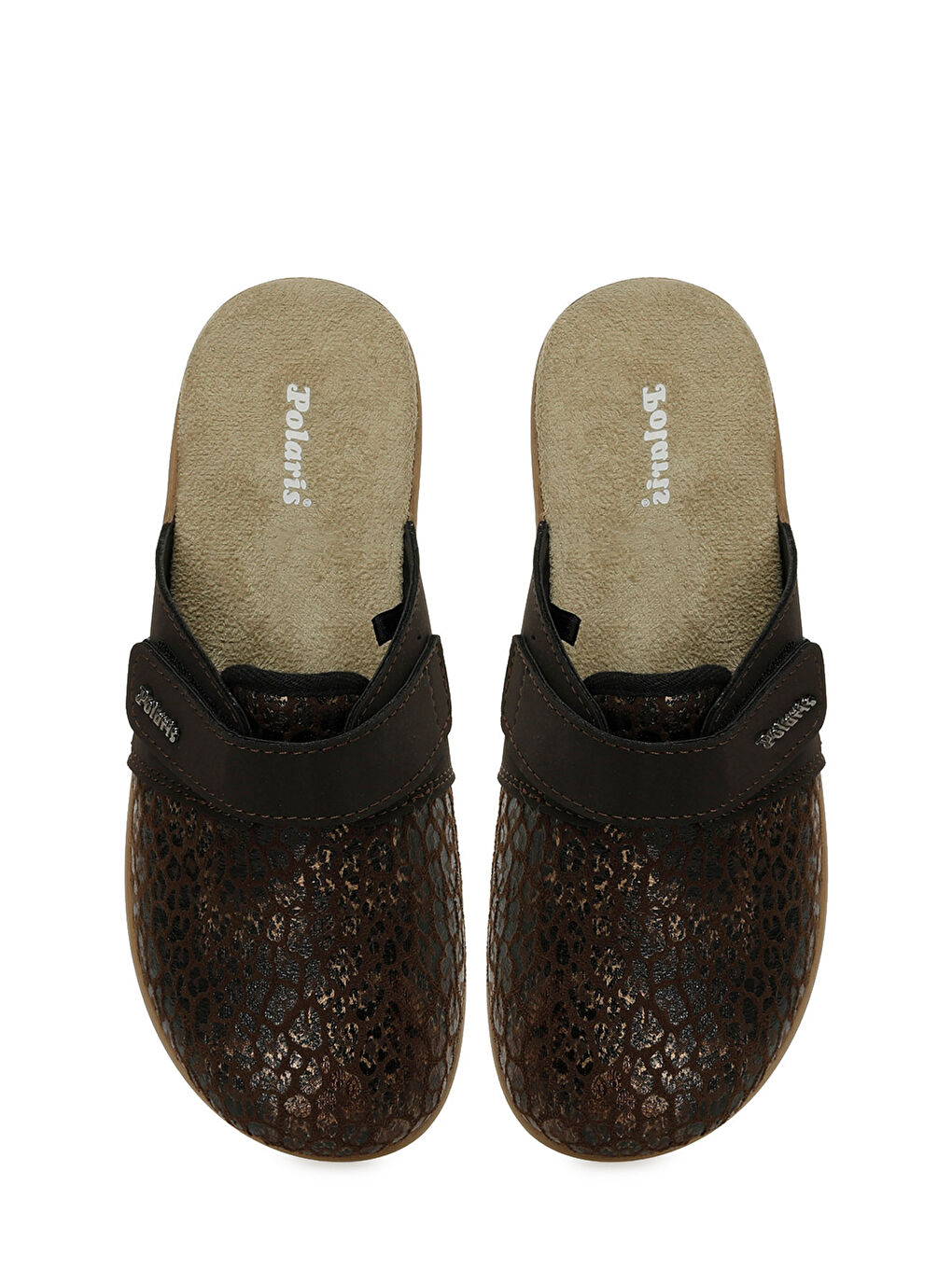 609016.Z5PR Kahverengi Kadın Ev Terliği-3