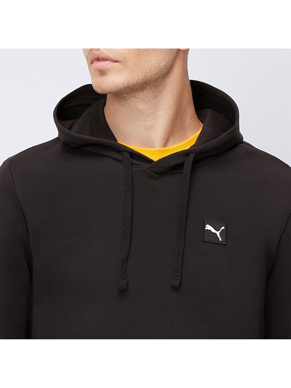 Essentials Elevated Erkek Siyah Kapüşonlu Sweatshirt-3