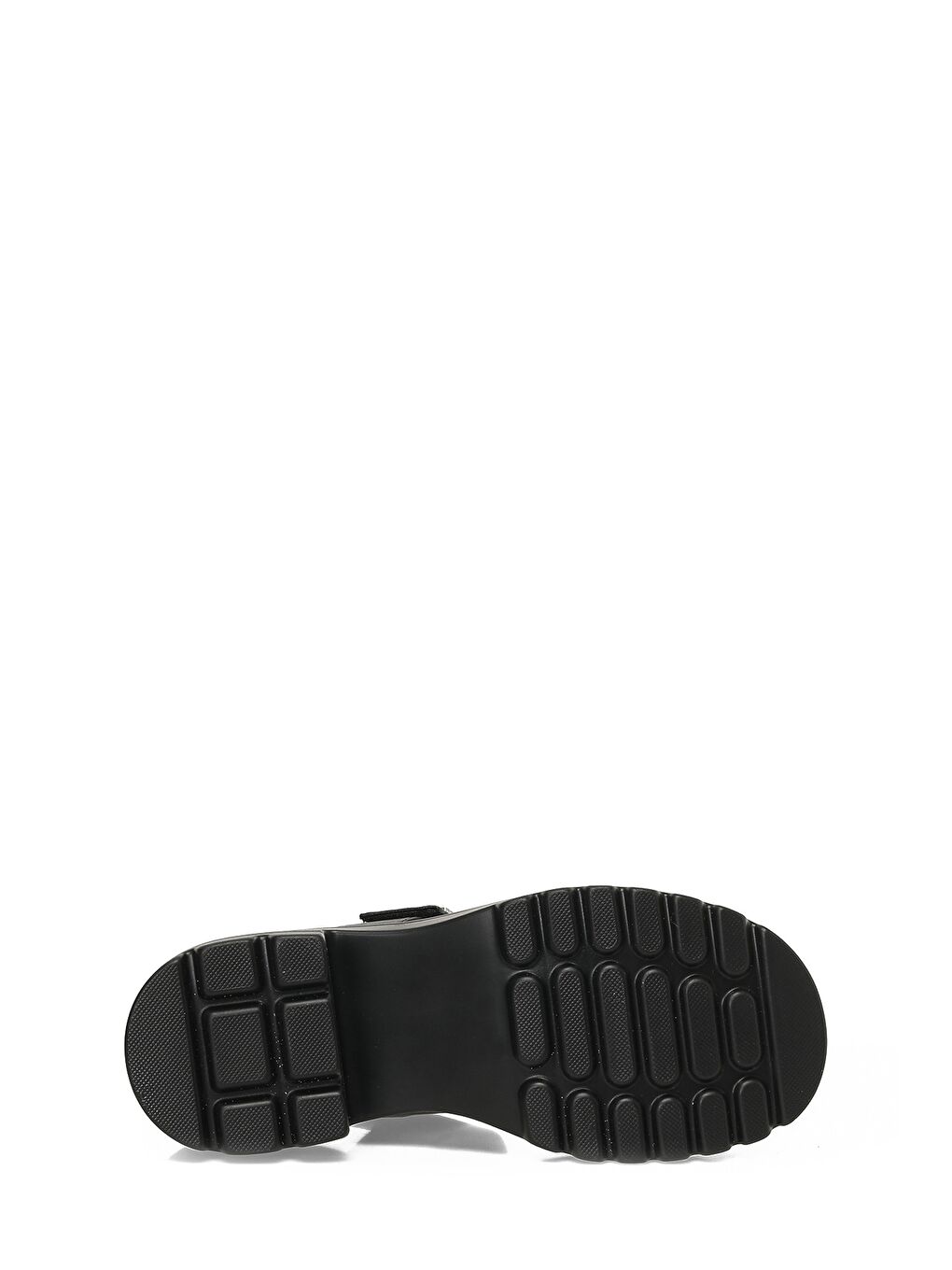 25S-259 6FX Siyah Kadın Kalın Taban Sandalet-5