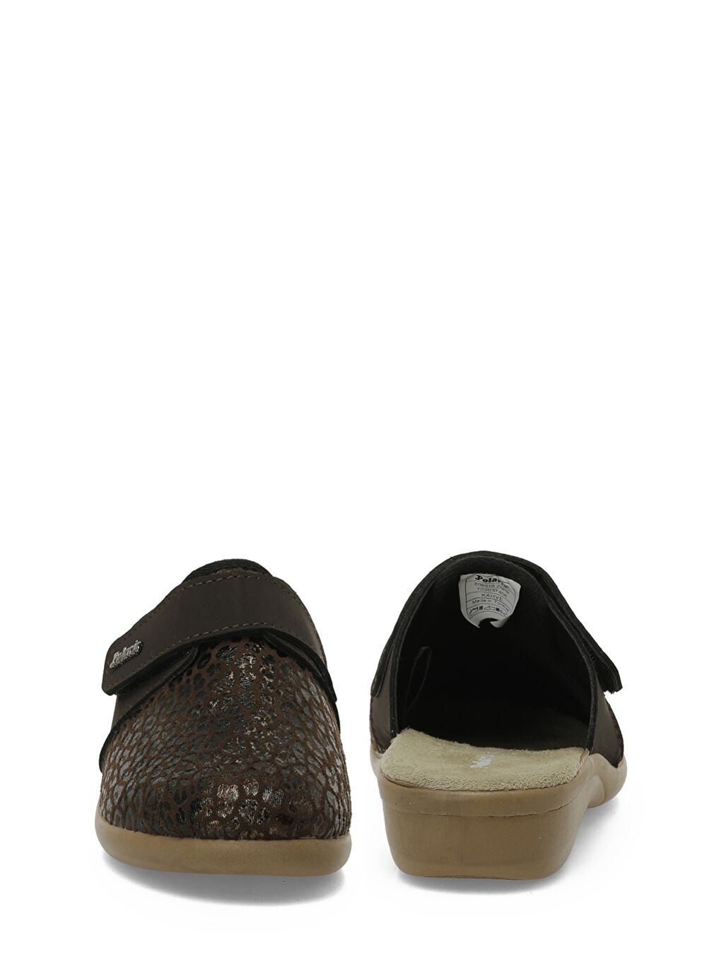 609016.Z5PR Kahverengi Kadın Ev Terliği-4