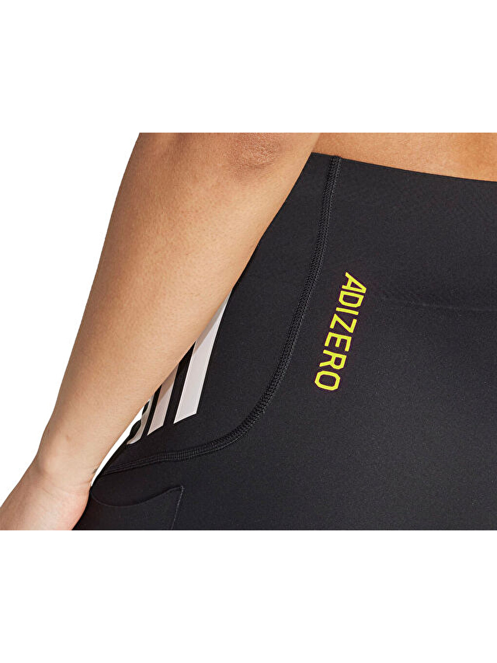 Adizero 1/1 L W Kadın Koşu Taytı Jı5656 Siyah-8
