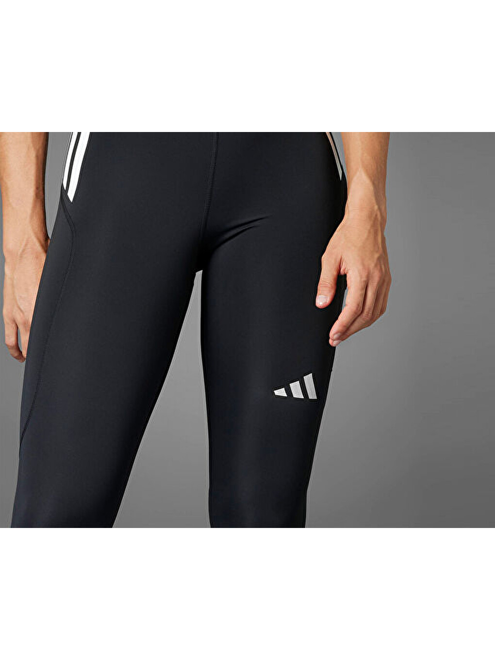 Adizero 1/1 L W Kadın Koşu Taytı Jı5656 Siyah-9