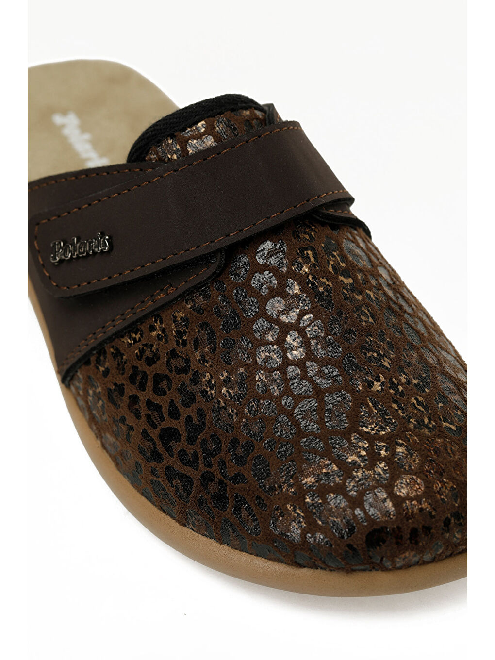 609016.Z5PR Kahverengi Kadın Ev Terliği-6