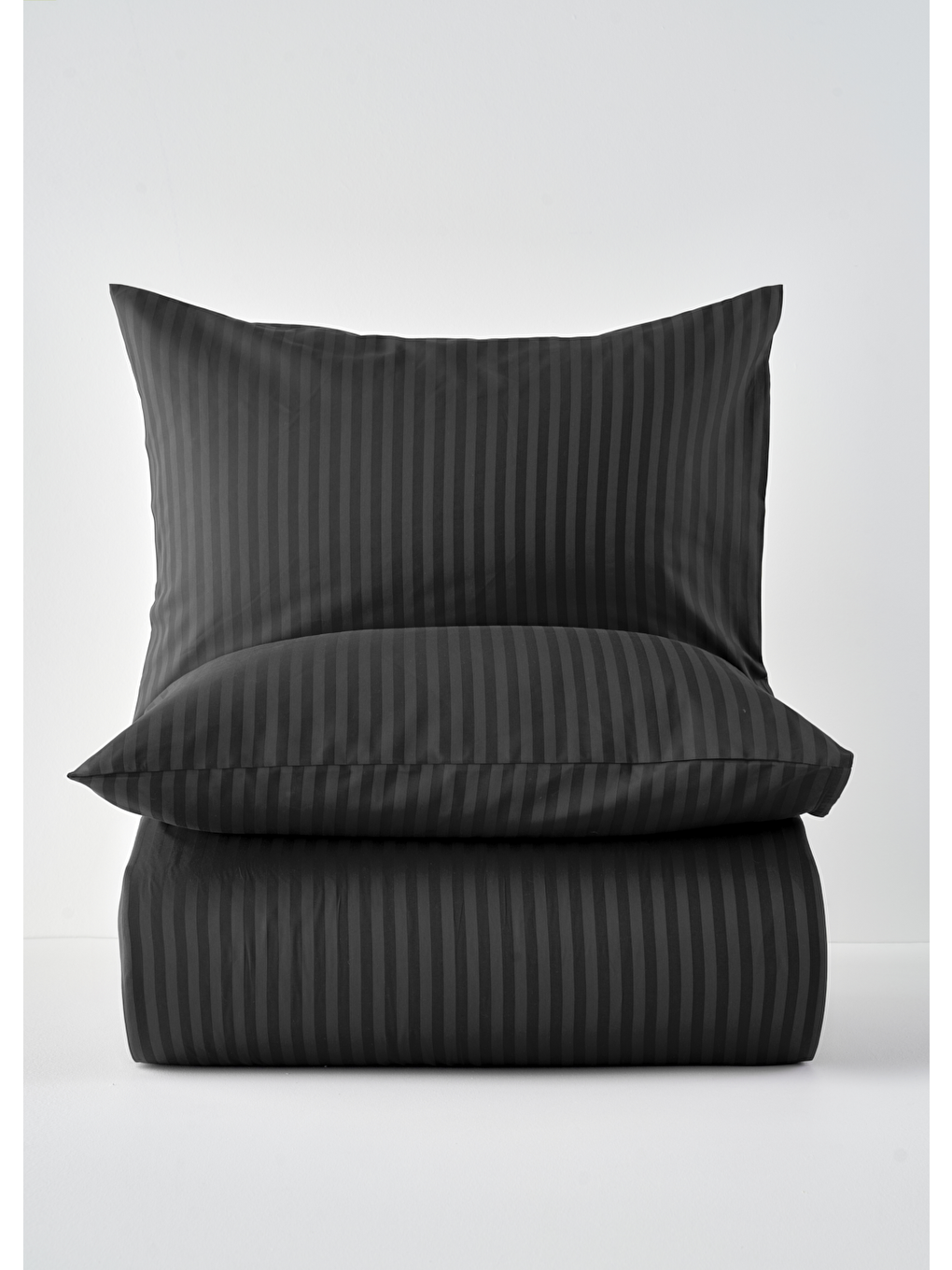 Premium Lyocell Çift Kişilik Nevresim Seti Antrasit (200x220 cm)-5
