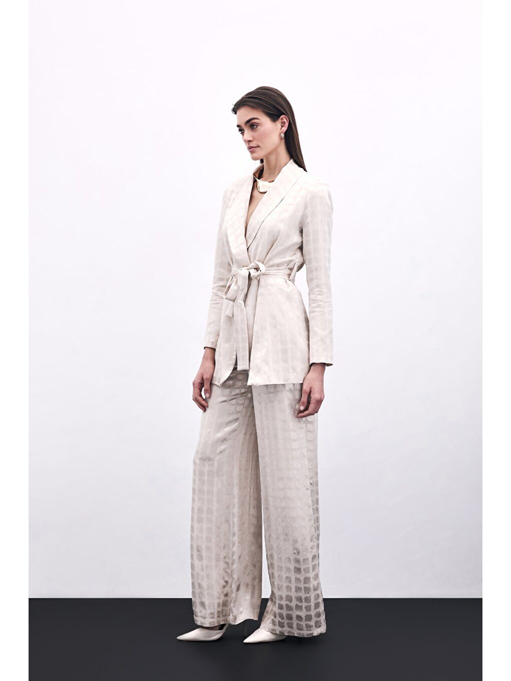 Bol Paça Pantolon - Bej-1