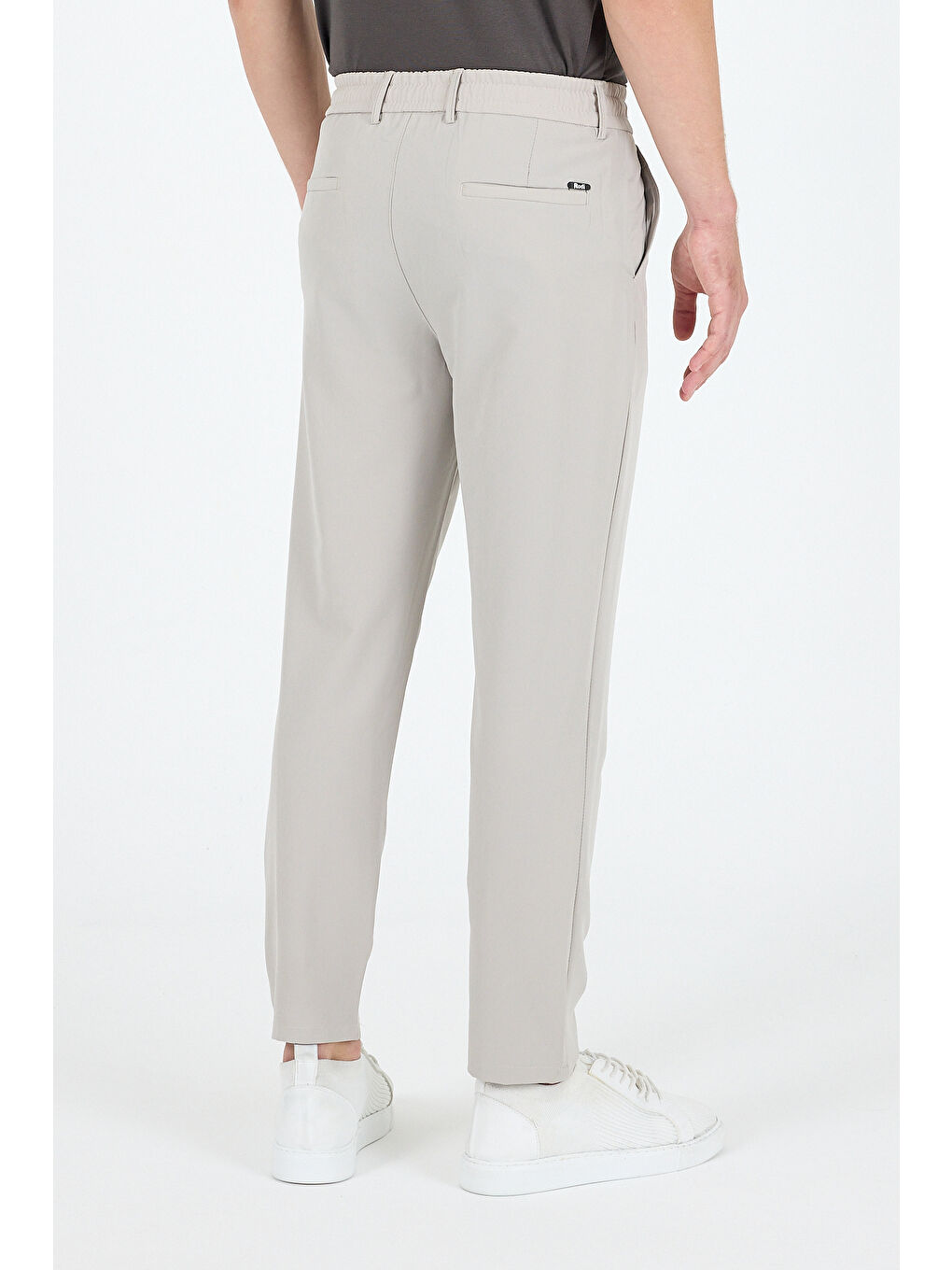 Bej Spor ve Günlük Rahat Cool %92Polyester %8Elastan Esnek Kumaş Erkek Jogger Pantolon Eşofman Altı 3670-4