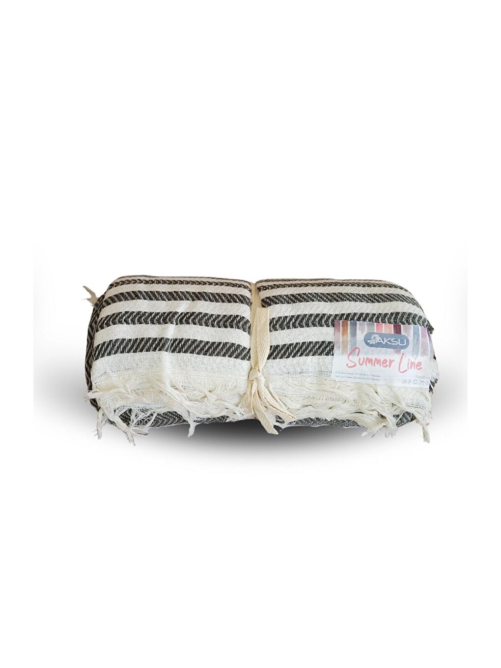 Summer Line Çok Amaçlı Örtü Pike Koltuk Örtüsü 170x220 Haki-3