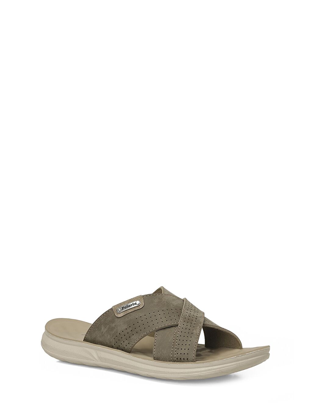 Bej 410008.M6FX Vizon Erkek Terlik-1