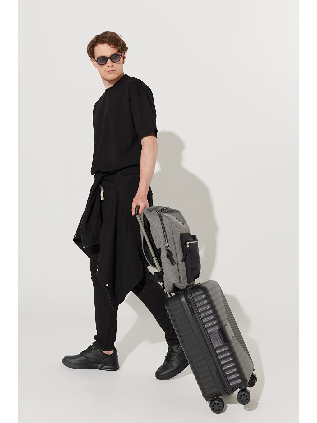 Erkek Siyah Küçük Boy Valiz-5