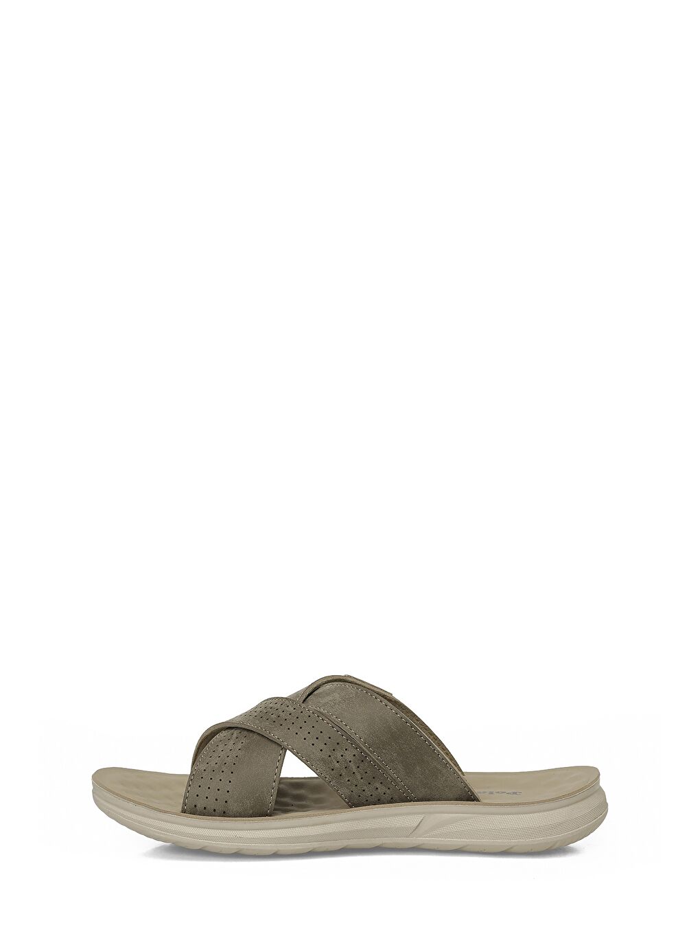 Bej 410008.M6FX Vizon Erkek Terlik-2