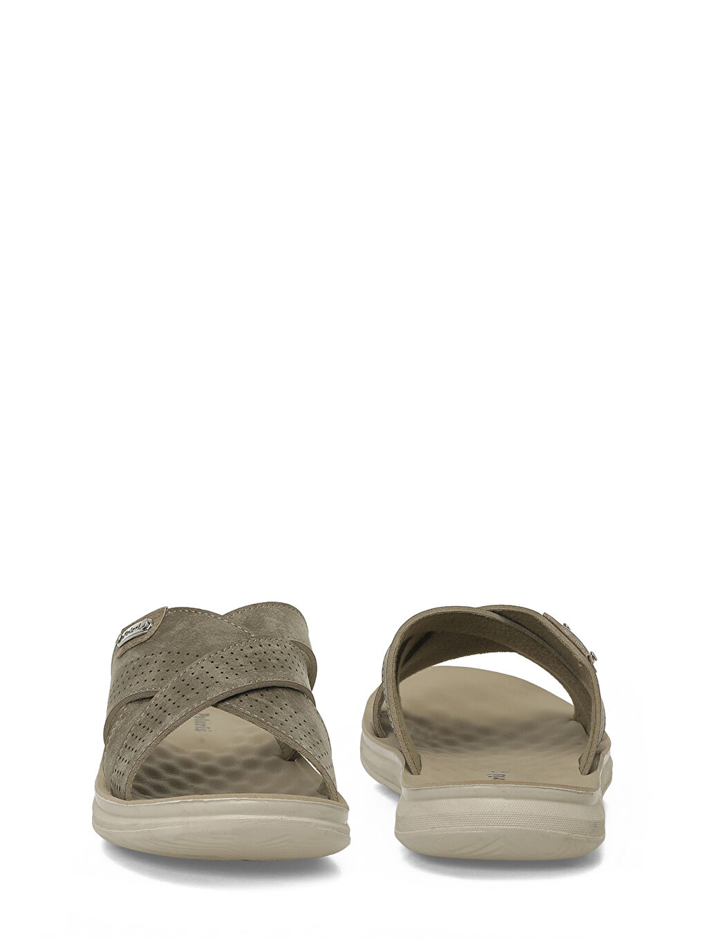 Bej 410008.M6FX Vizon Erkek Terlik-4