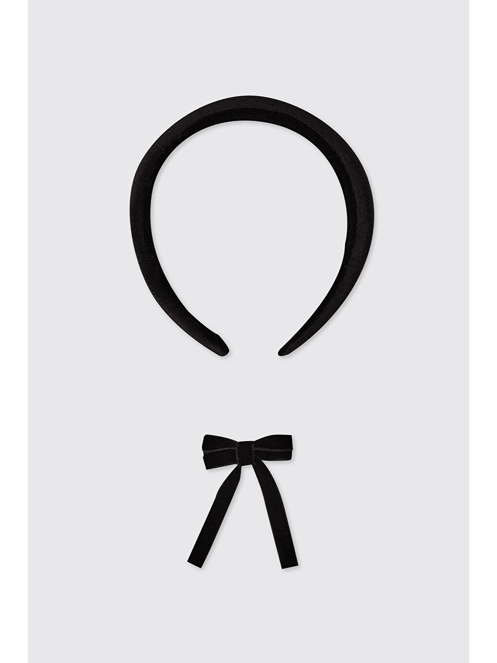 Kız Bebek Siyah Taç Toka Seti