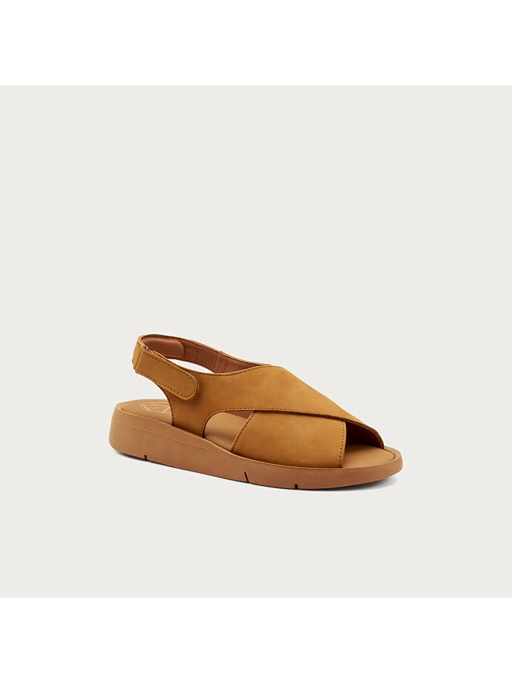 Kahverengi Kadın Sandalet 50H1 NABUK Caramel-1
