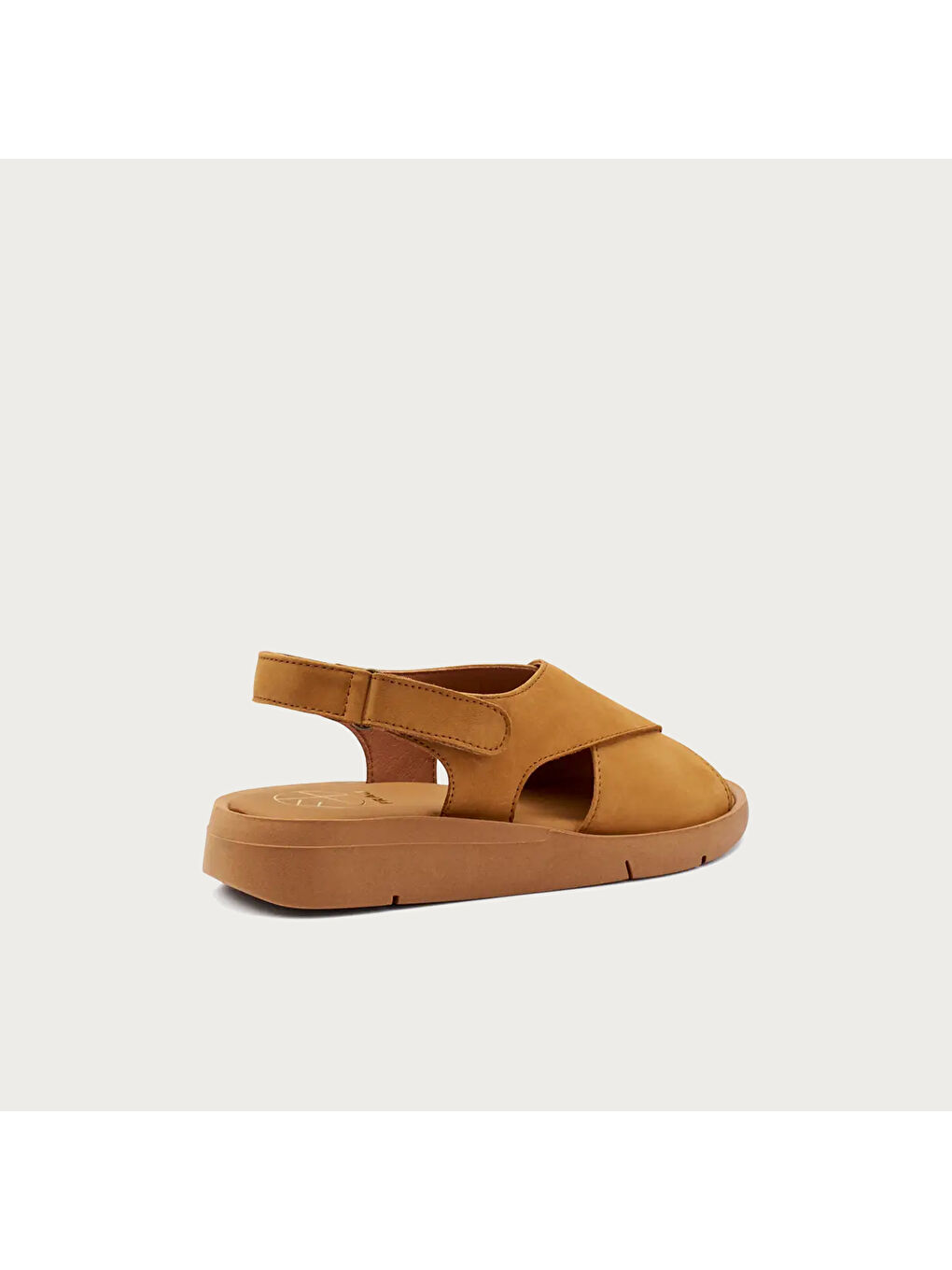 Kahverengi Kadın Sandalet 50H1 NABUK Caramel-2