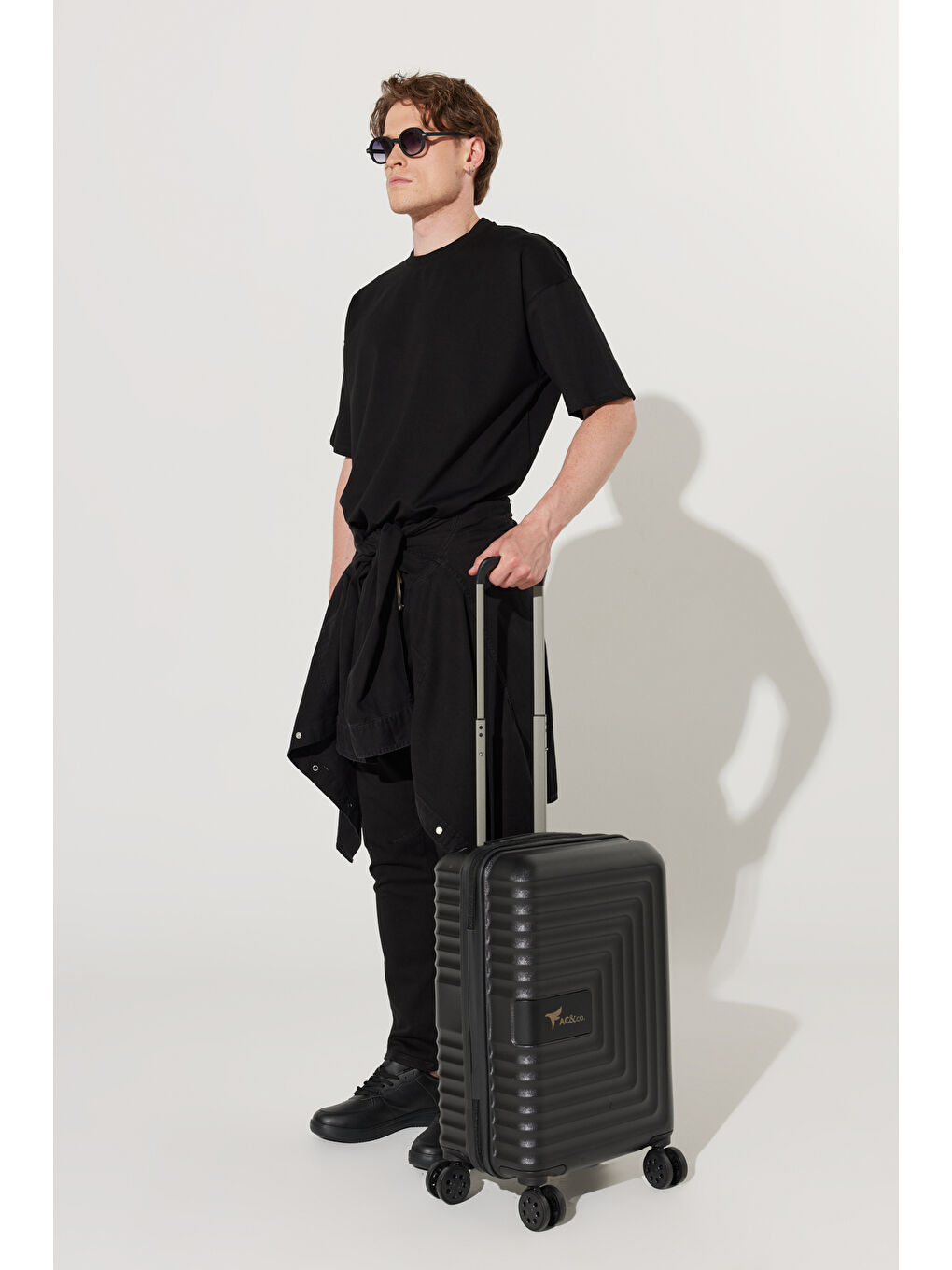 Erkek Siyah Küçük Boy Valiz-6