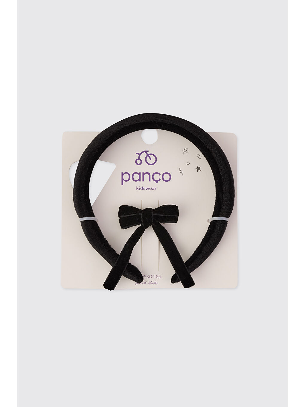 Kız Bebek Siyah Taç Toka Seti-2