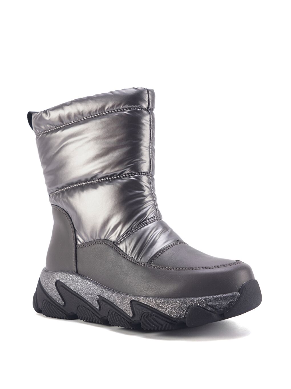 Gri SPACE-KRK-INT 3PR Gümüş Kız Çocuk Çizme