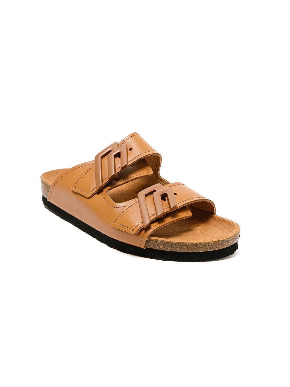 Kahverengi Kadın Terlik 58P9 LONDON-S Cuoio-1