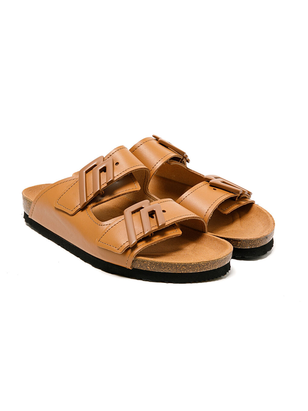 Kahverengi Kadın Terlik 58P9 LONDON-S Cuoio-2