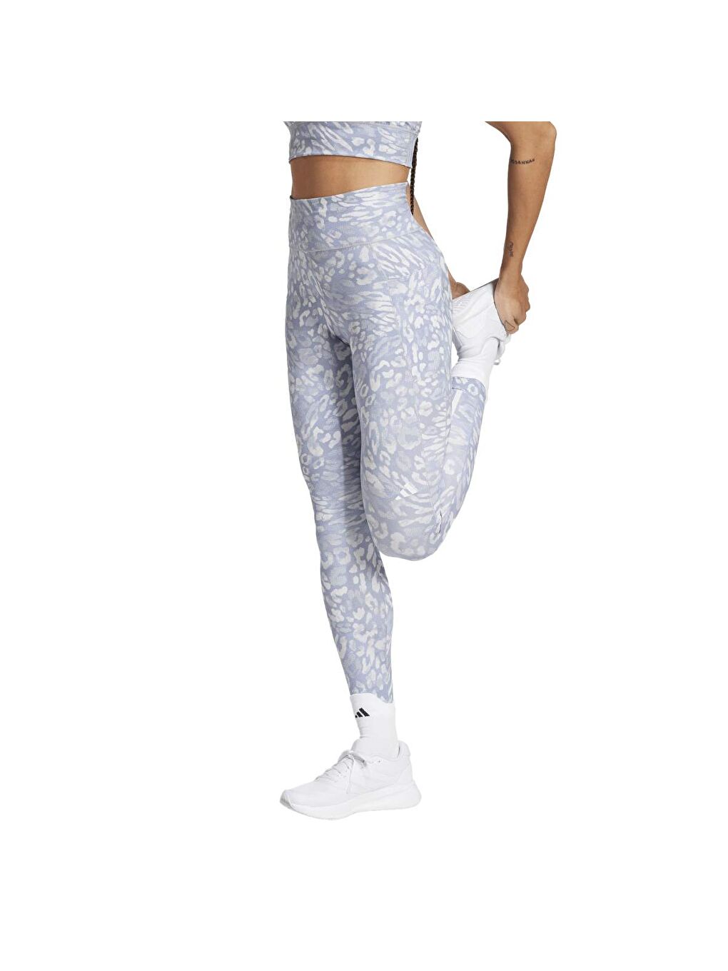 Own The Run 7/8 Kadın Gri Tayt