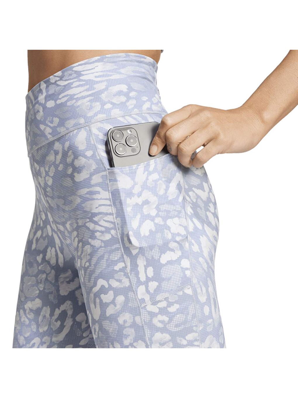 Own The Run 7/8 Kadın Gri Tayt-2