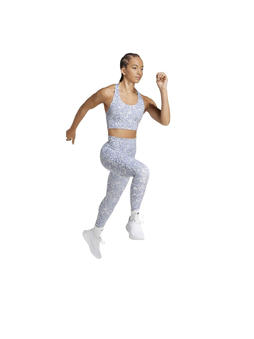 Own The Run 7/8 Kadın Gri Tayt-4