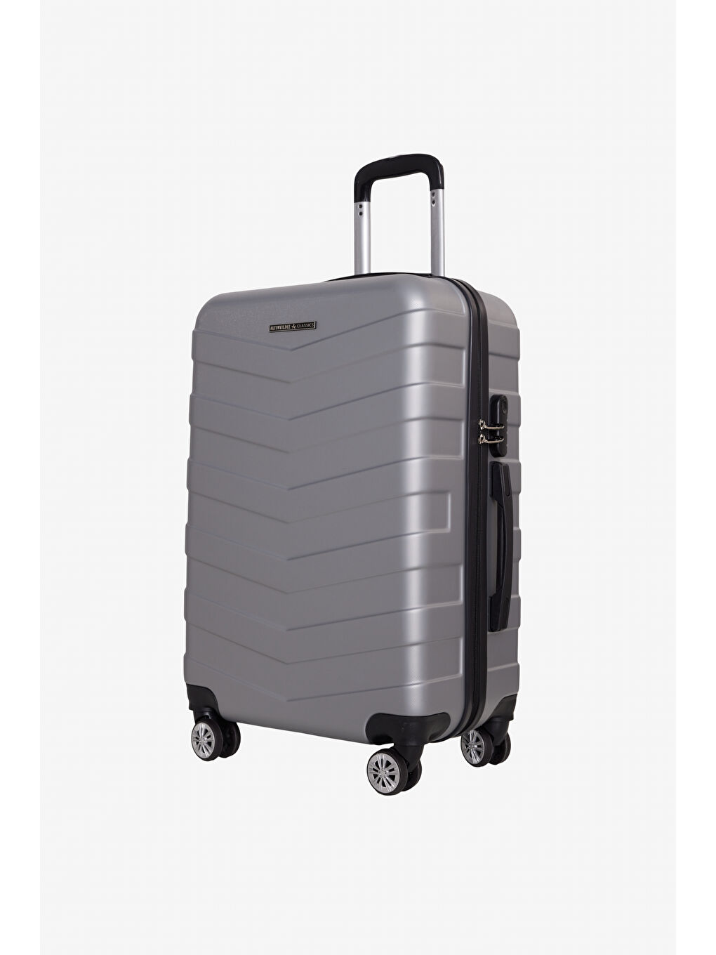 Gri Erkek Gümüş Kabin (Küçük) Boy Valiz-1
