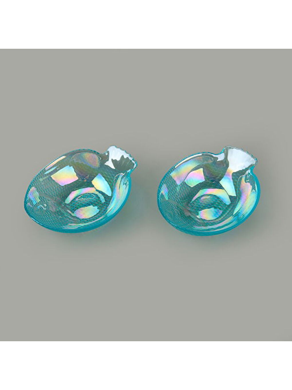 Karışık Kitchen Bolena 2'li Sunum Tabağı - Mavi - 17 cm