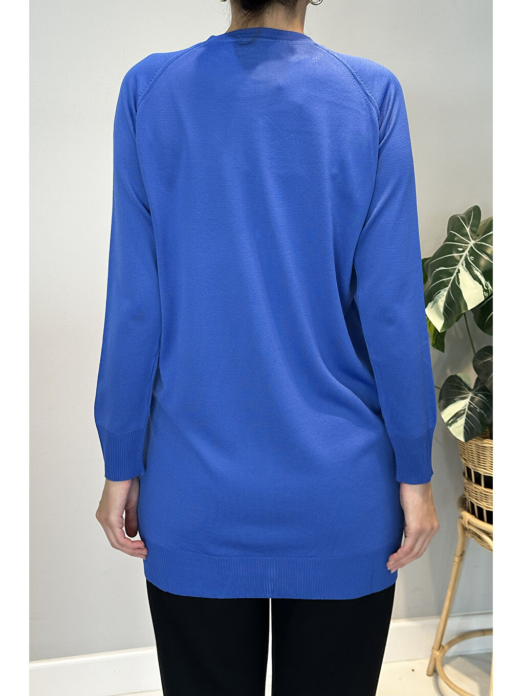 Triko Hırka 01 Saks Mavi-2