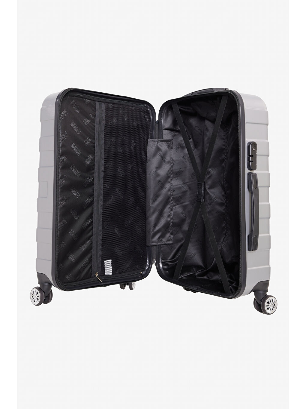 Gri Erkek Gümüş Kabin (Küçük) Boy Valiz-2