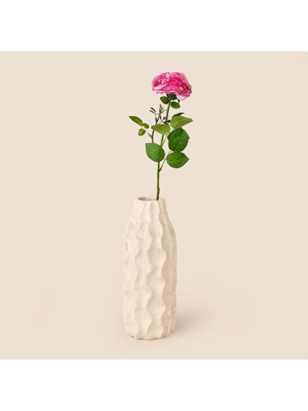 Deco Katmerli Gül Yapay Dal Çiçek - Pembe - 50 cm