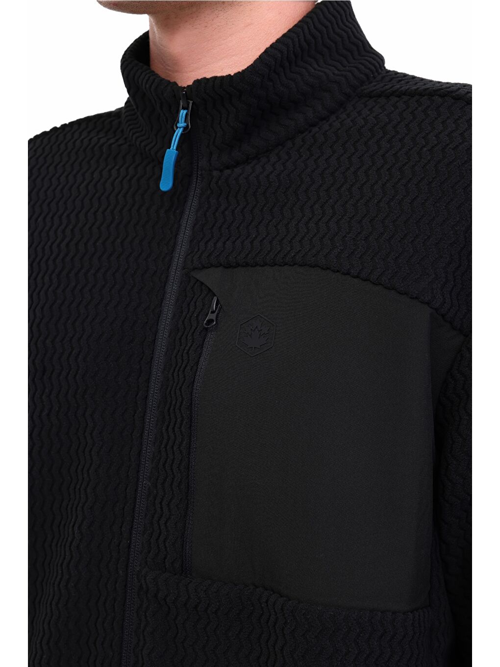 ML WAVE-7FlEECE-02 5PR Siyah Erkek Polar-3