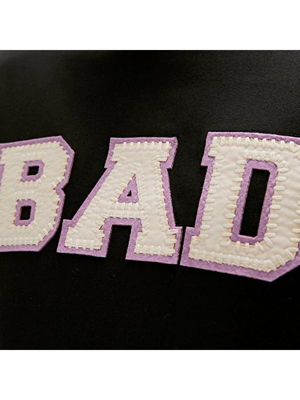 Felt Erkek Siyah Yuvarlak Yaka Tişört-4