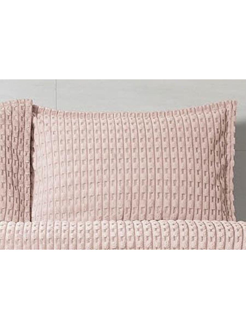 Pembe Modern Twist 3 Parça Çift Kişilik Battaniye Seti Kutulu 220x240 Blush-1