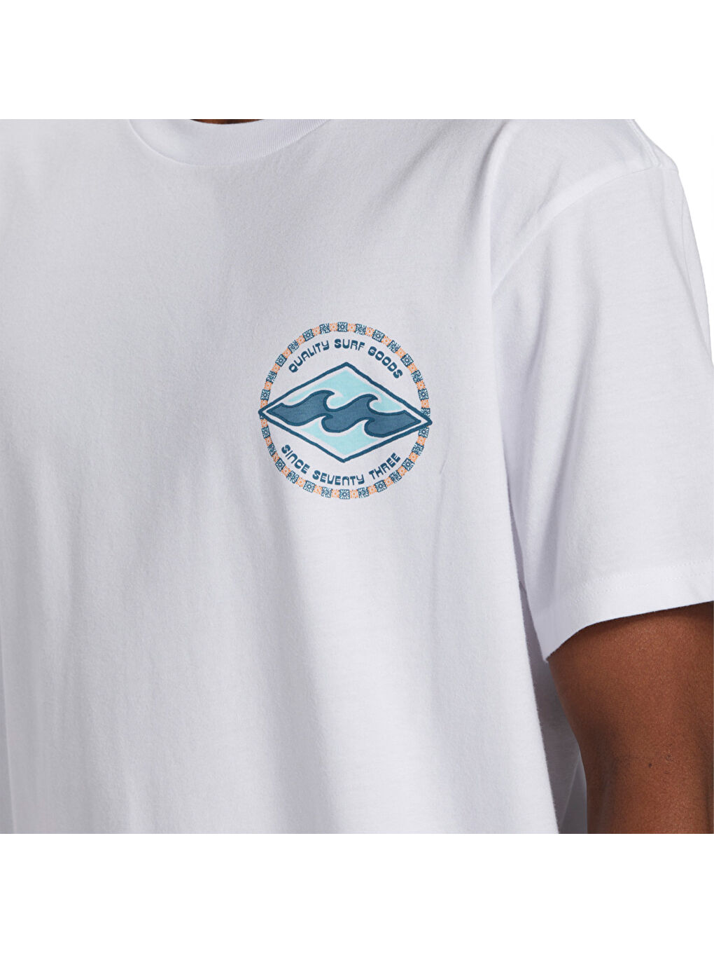 Rotor Diamond Tees Erkek Beyaz Tişört-4