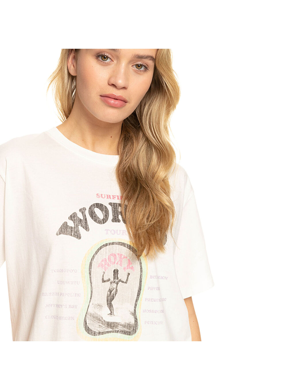 Moonlight Sun B J Kadın Beyaz Tişört-2