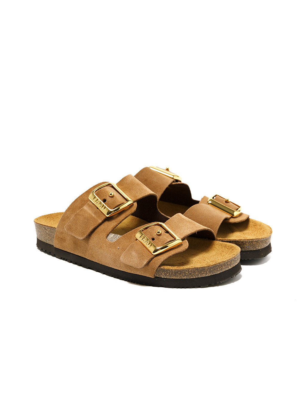 Kahverengi Kadın Terlik 17D8 VELOUR-S Terra (Brown)-1