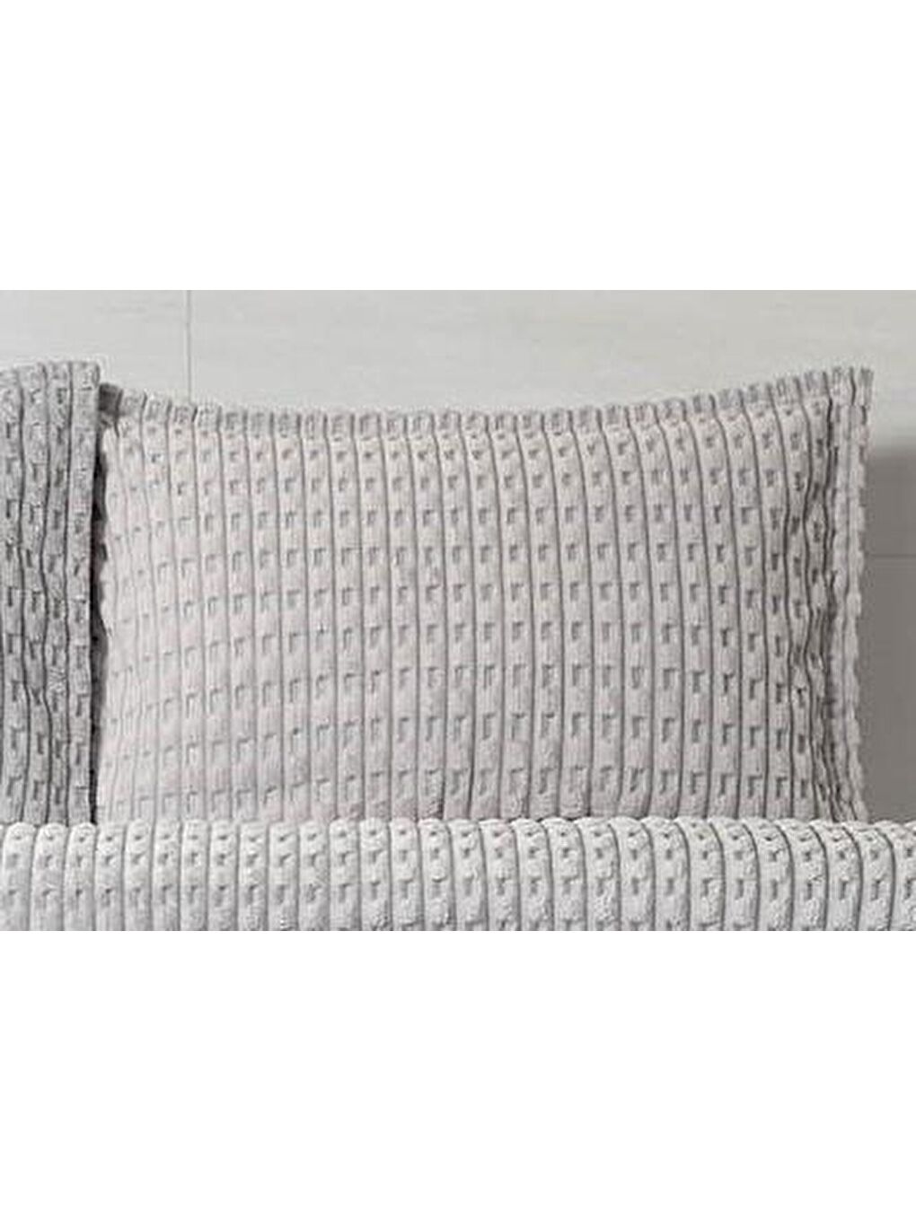 Modern Twist 3 Parça Çift Kişilik Battaniye Seti Kutulu 220x240 Açık Gri-1