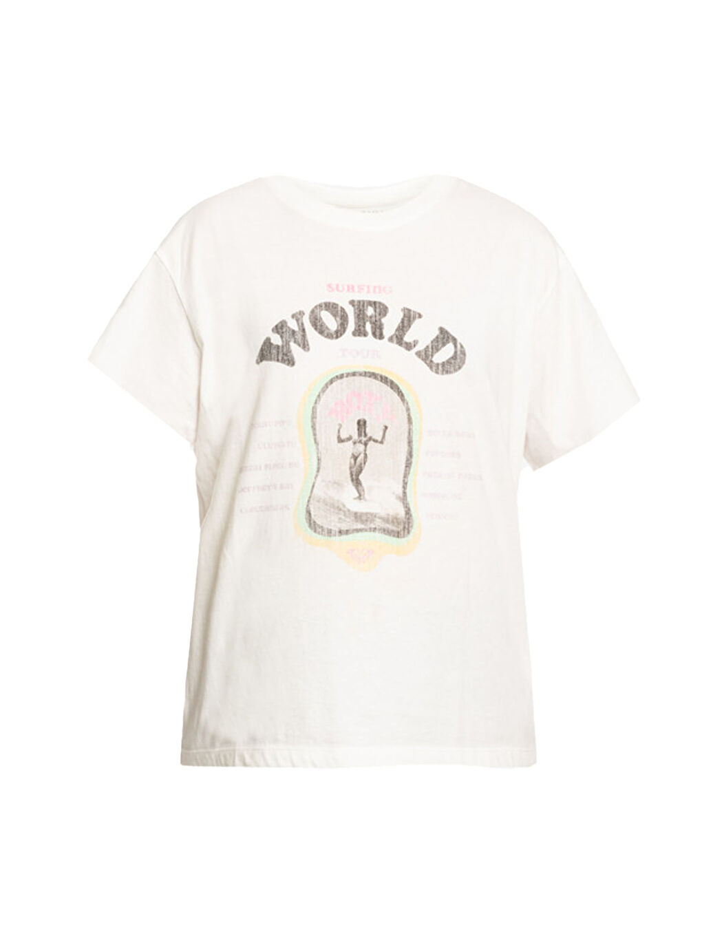 Moonlight Sun B J Kadın Beyaz Tişört-5