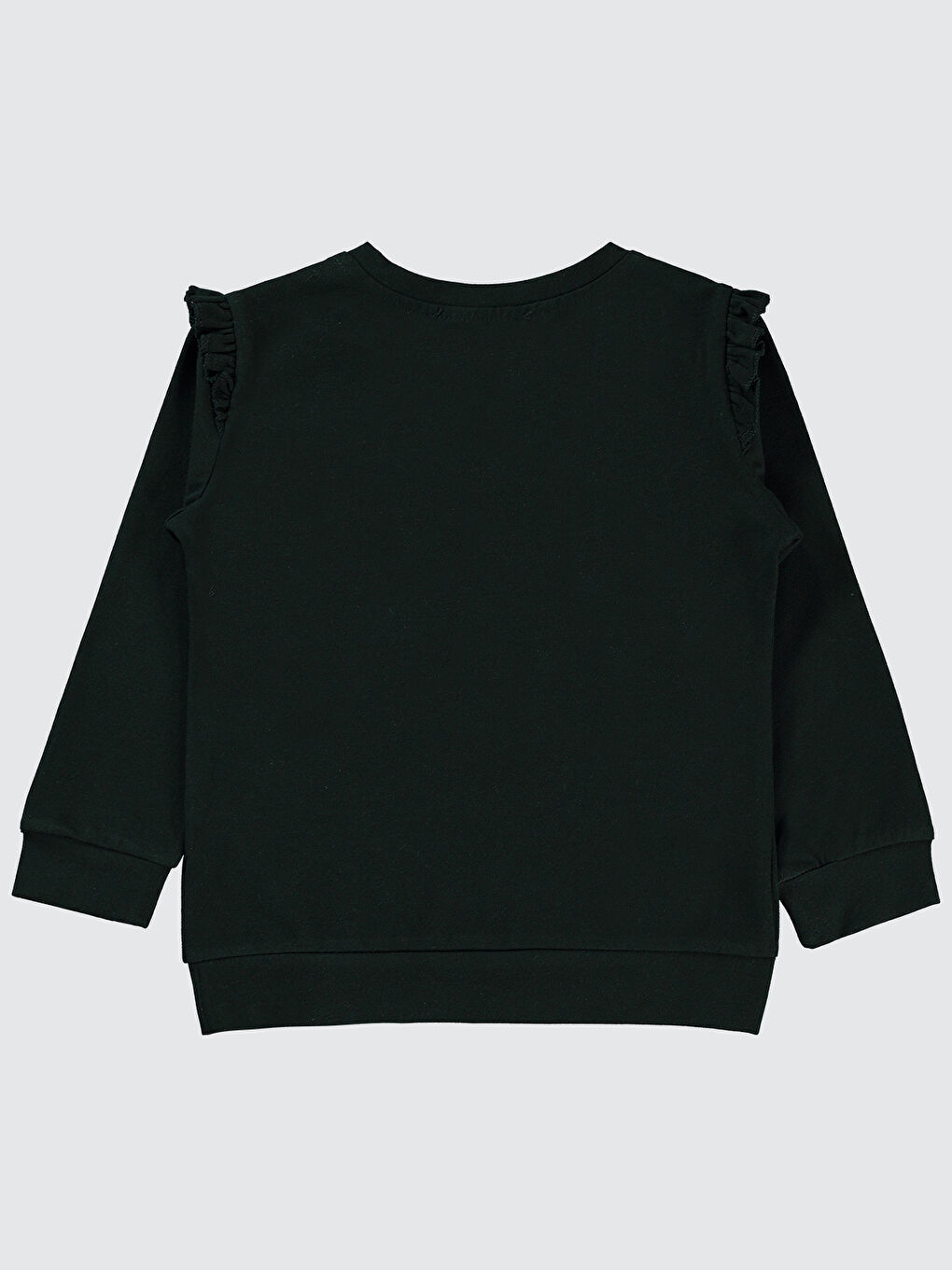 Girls Kız Çocuk Sweatshirt 2-5 Yaş Koyu Haki-1