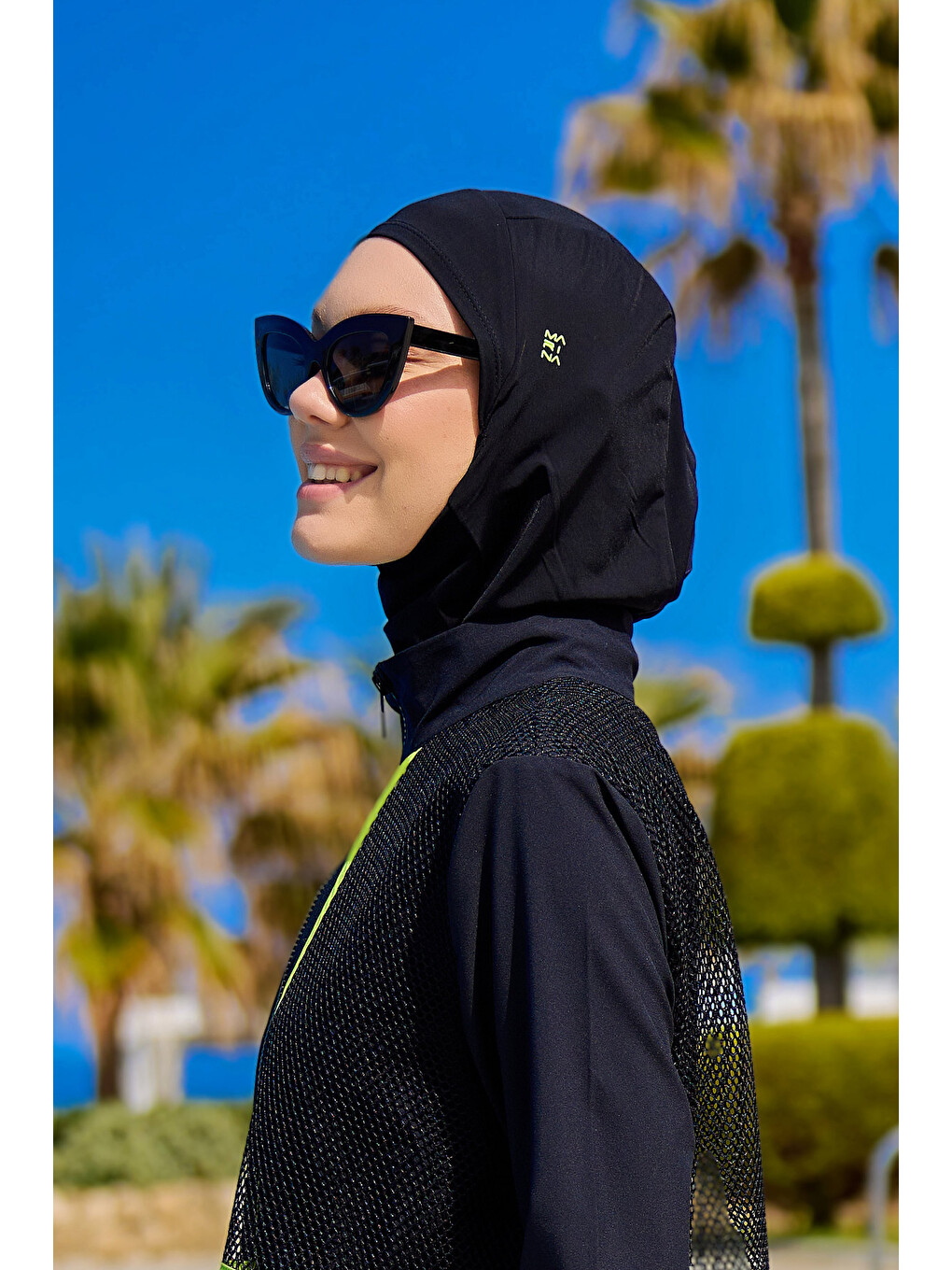 Athletic Siyah Bone B2601-1 (yeşil Logolu)-1