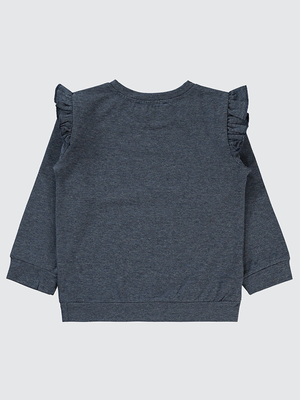 Gri Girls Kız Çocuk Sweatshirt 2-5 Yaş Füme-1