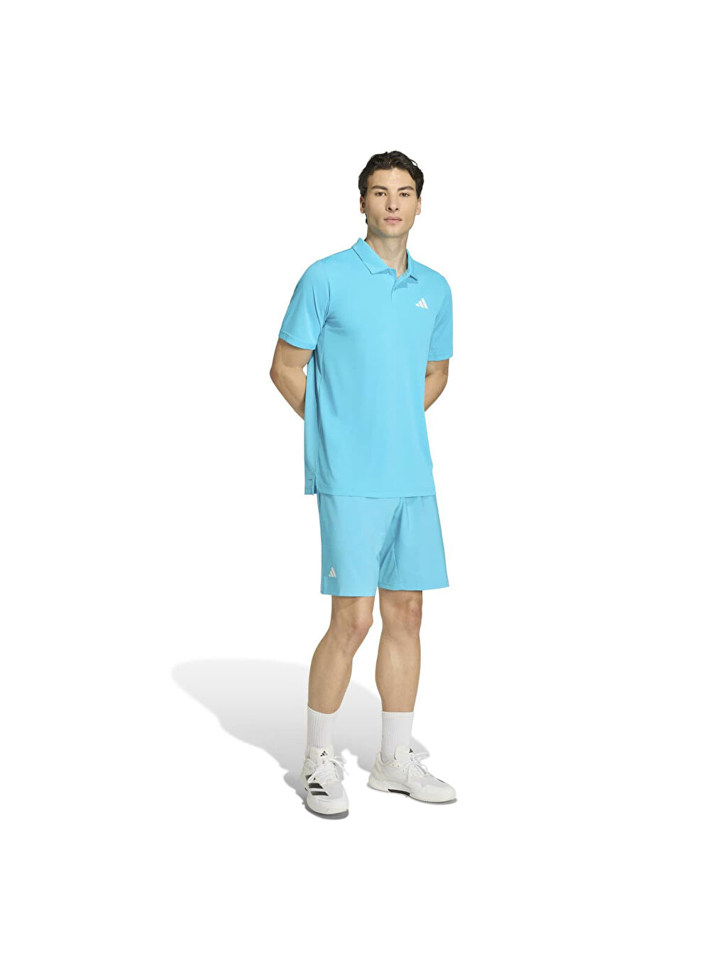 Club Tennis Erkek Mavi Polo Yaka Tişört-3