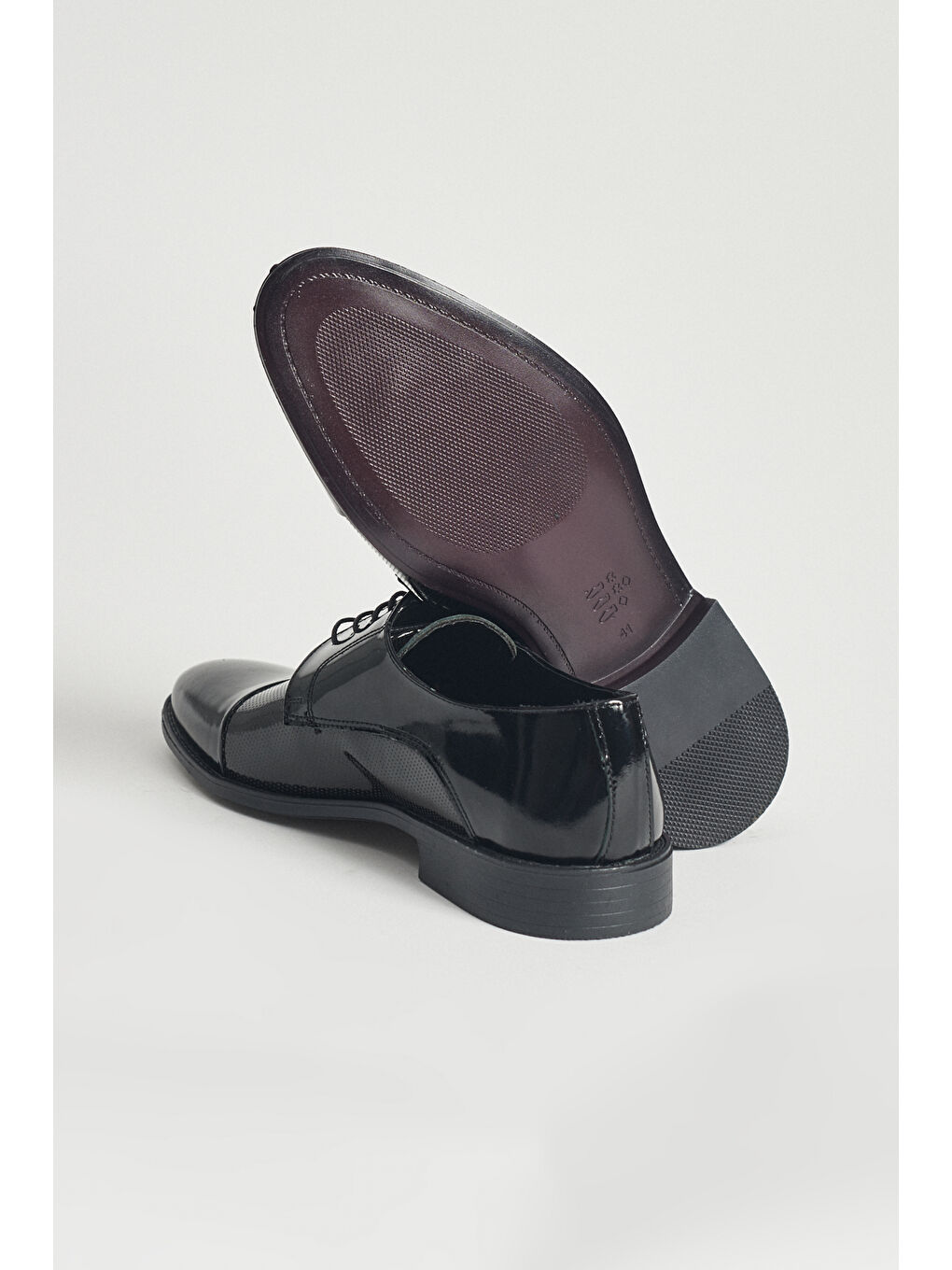 Erkek Siyah Klasik Rugan Ayakkabı-3