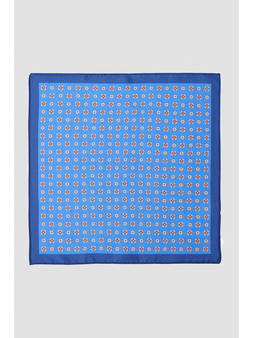 Erkek Lacivert-Mavi Desenli Lacivert Mavi Klasik Mendil