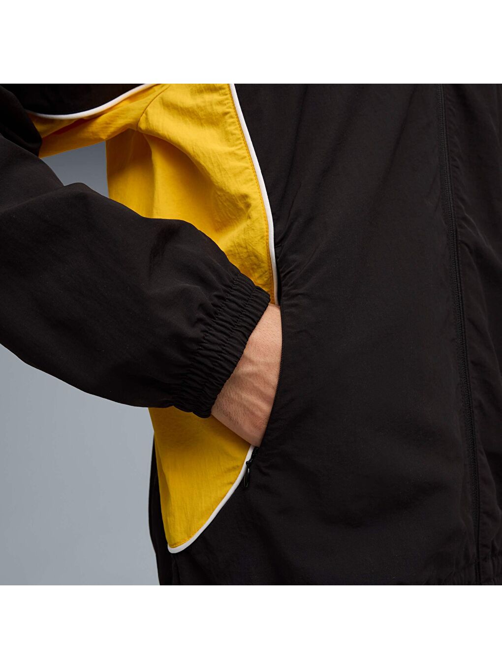 Siyah BORUSSIA Dortmund FtblStatement Cellerator Erkek Ceket-1