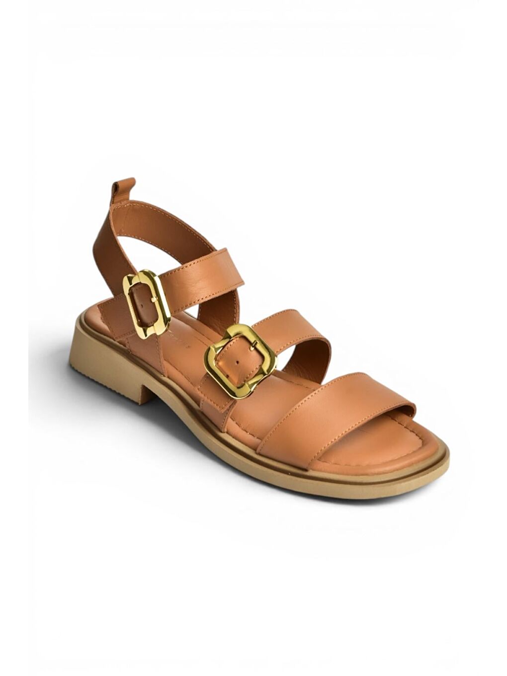 Kahverengi Taba Kadın Sandalet Y291594203-3