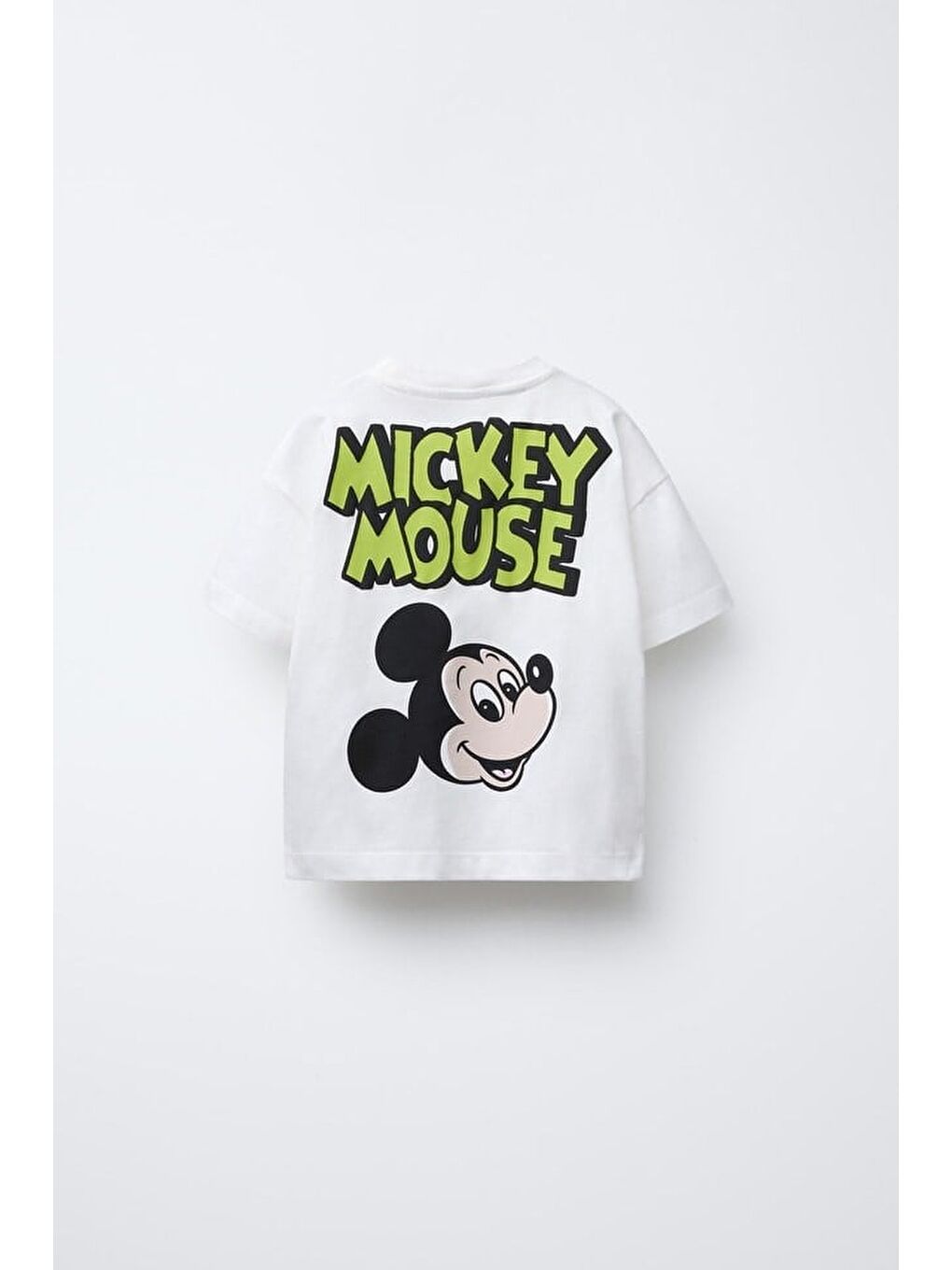 Karışık Erkek Çocuk Pamuklu Beyaz Tişört Şort Takım - Açık Yeşil-2