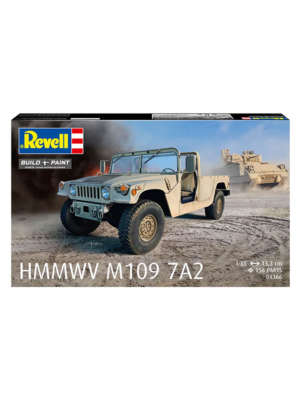 Maket Model Kit Askeri Araçlar HMMWV M1097A2 3366-2