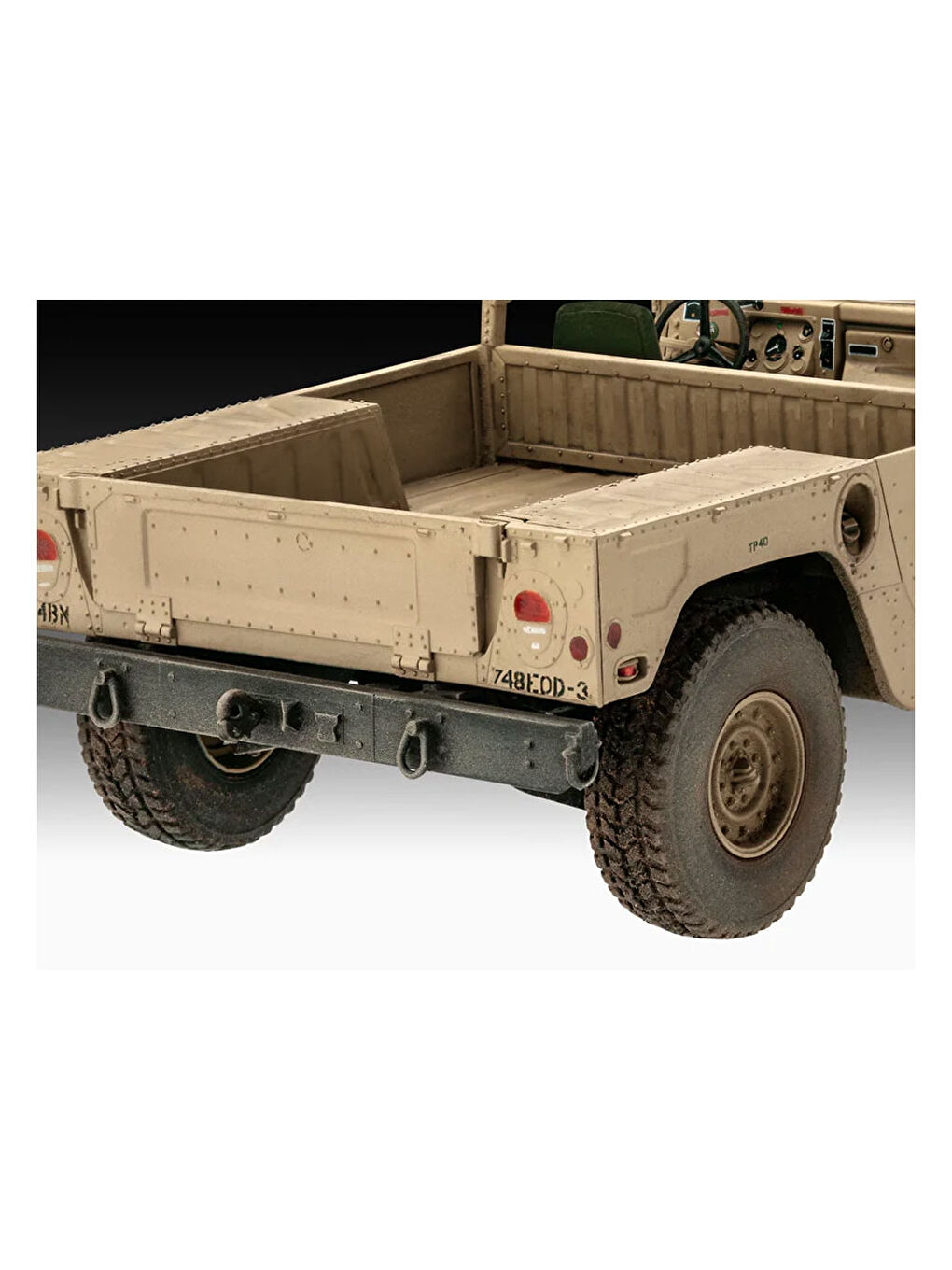 Maket Model Kit Askeri Araçlar HMMWV M1097A2 3366-3